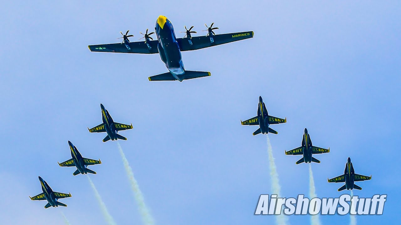 Blue Angels Welcome New C-130J 