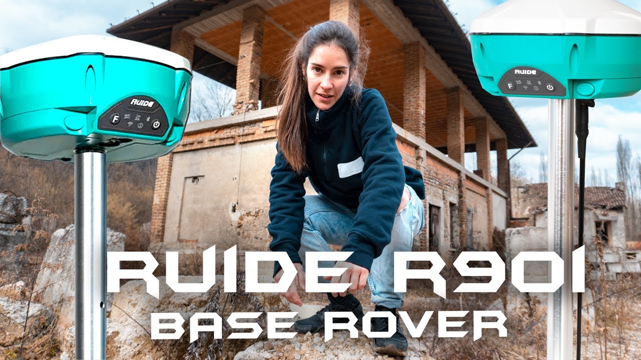 Come lavorare con base rover con RUIDE R90i, rilievo, picchettamento e spigoli di fabbricato