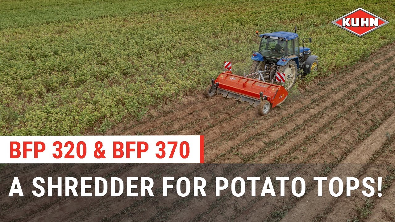 A shredder for potato tops! | BFP 320 & BFP 370 | KUHN