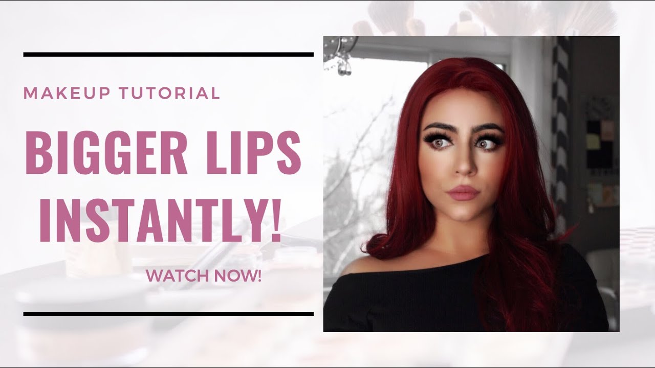 How to make lips bigger instantly!