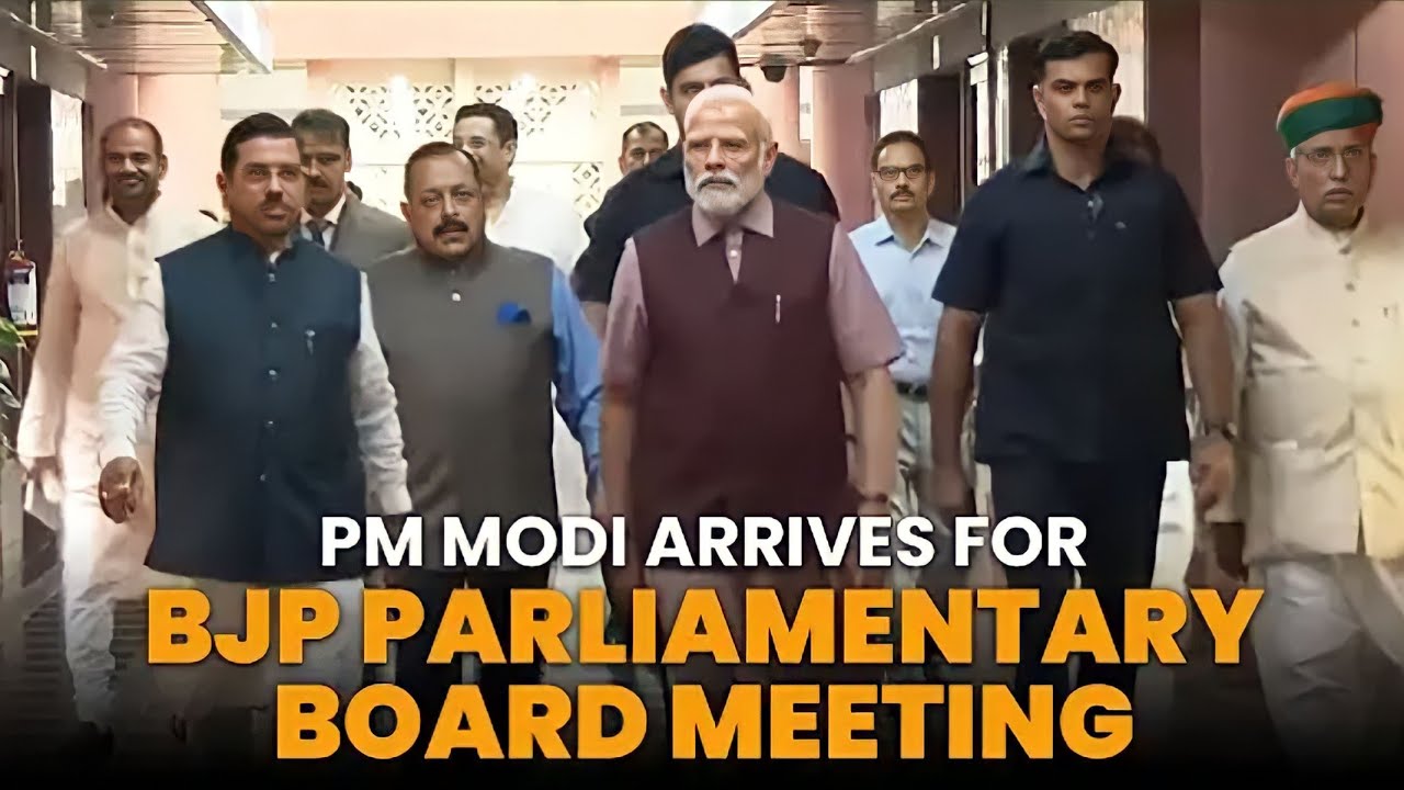 PM Modi arrives for BJP Parliamentary Board Meeting