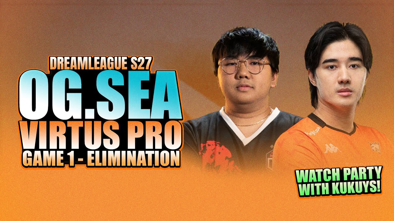 OG vs VP - GAME 1 ELIMINATION - WATCH PARTY WITH KUKUYS - DREAM LEAGUE S27