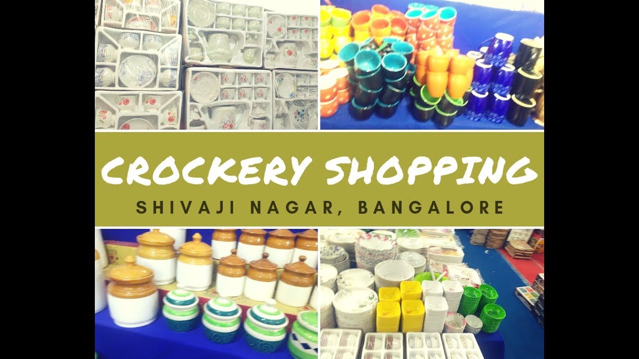 Crockery Shopping in Bangalore | Cheap and Best to buy crockery in bangalore | #shahinvlogz