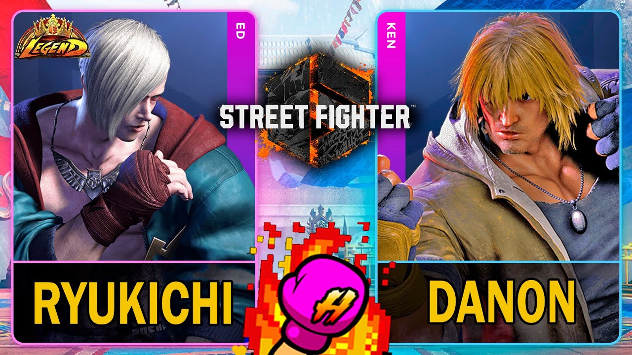 SF6 Ryukichi (ED) VS Danon (KEN)🥊Street Fighter 6🥊スト6🥊4K 60ᶠᵖˢ