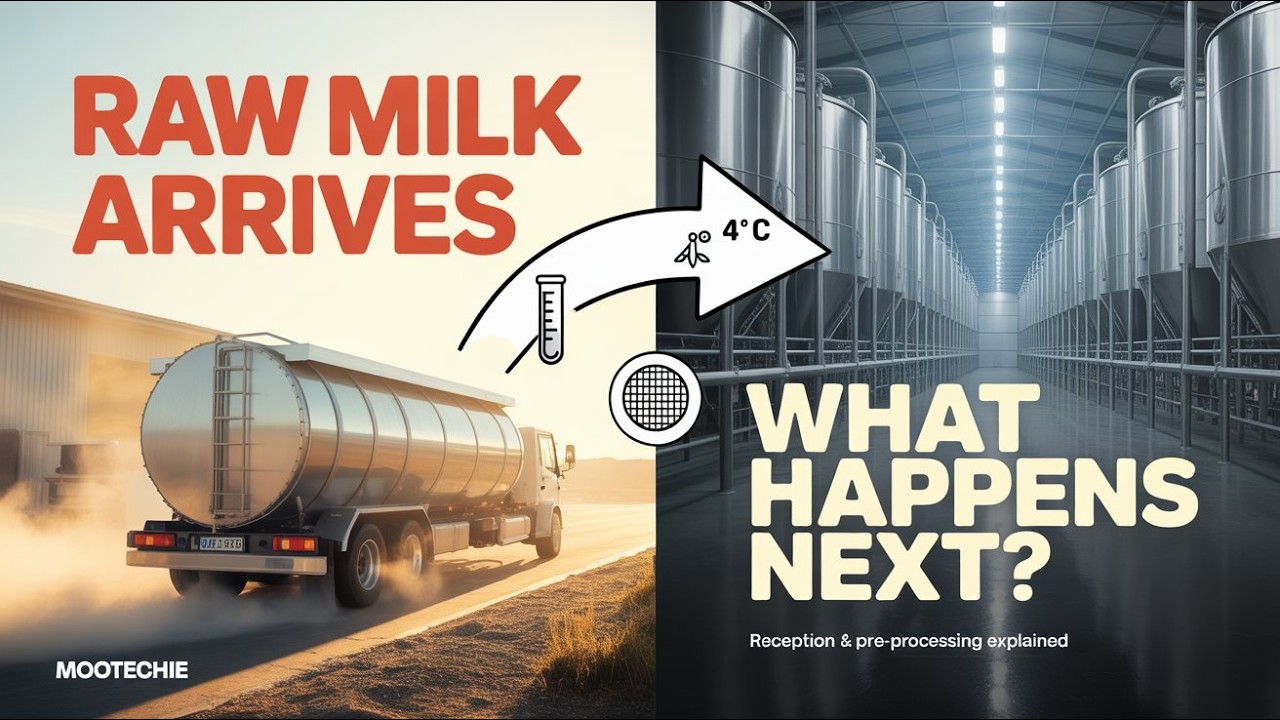 Milk Reception & Pre-Processing in Dairy Plant | Step-by-Step Explained | Dairy Technology