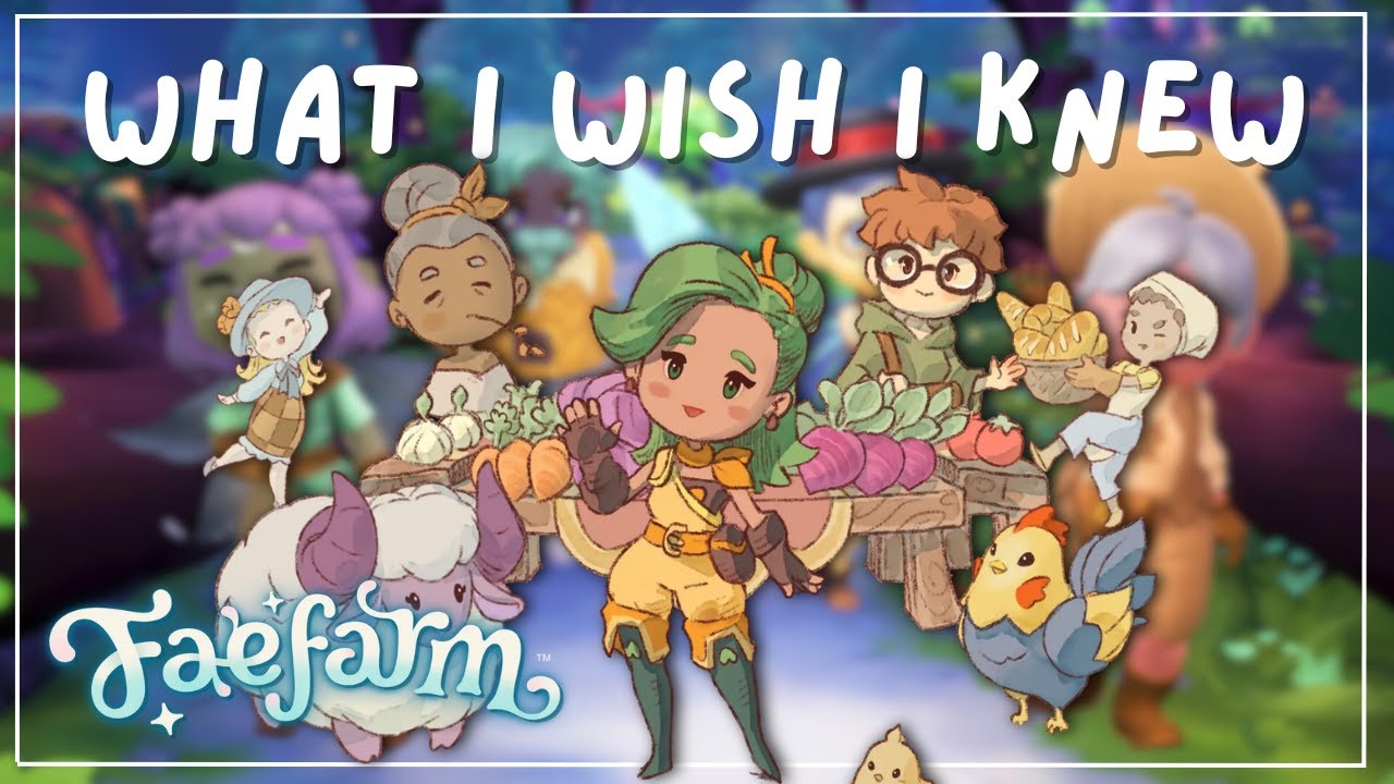 What I WISH I Knew BEFORE Playing FAE FARM! Beginner Tips🧚🏻‍♀️