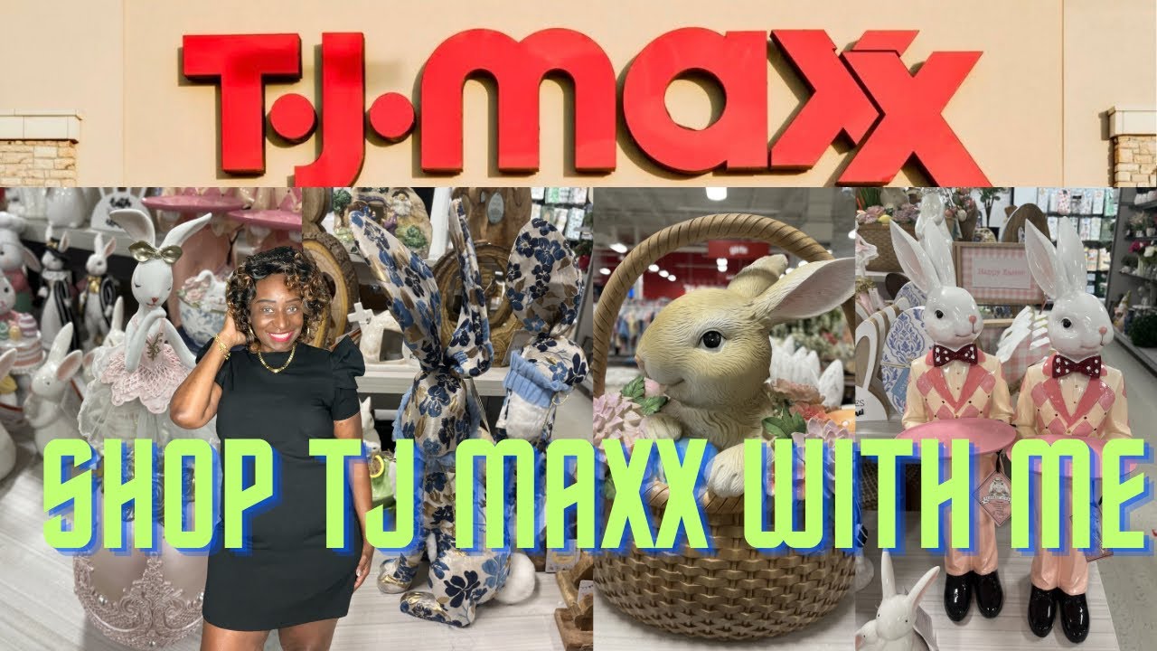 TJ Maxx spring decor | shop with me✨ #spring #tjmaxx #spring #springdecor #spring