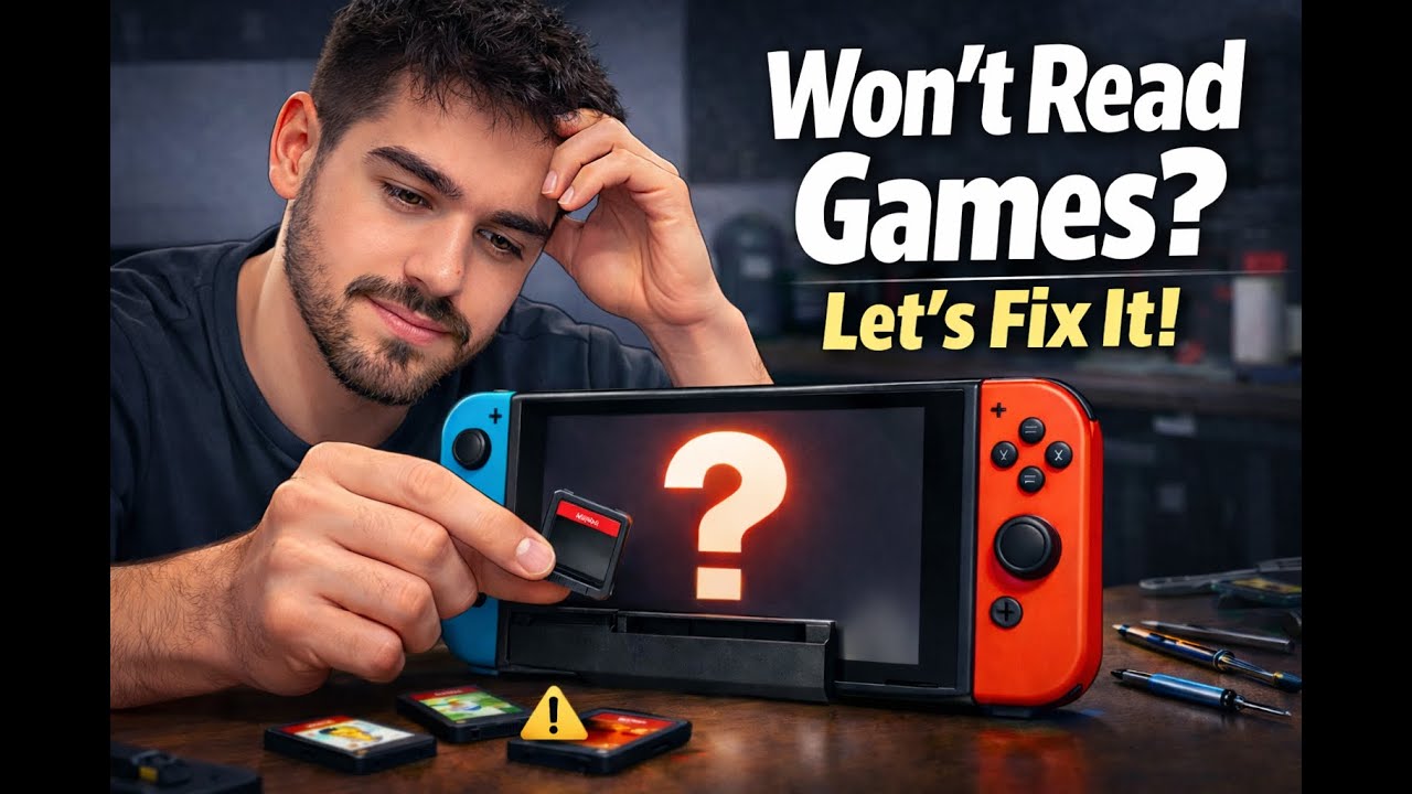 Nintendo Switch Game Card Reader Fix: Can't Read Games? Solved!