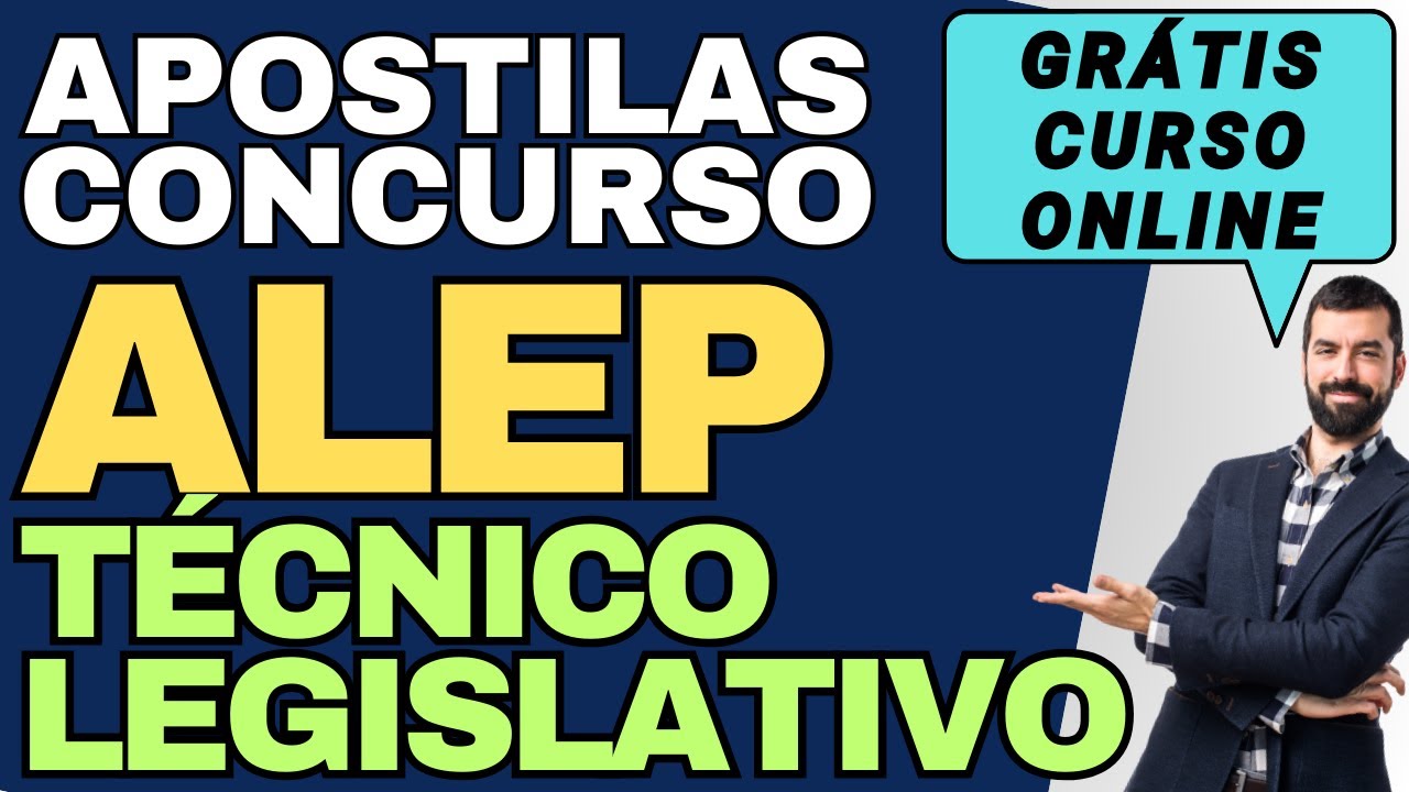 Baixar Apostila Concurso ALEP PR Gr&aacute;tis Curso Online