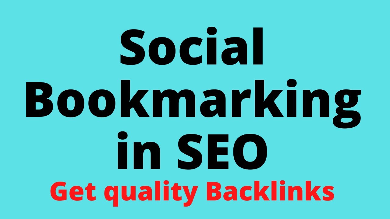 Complete guide to Social Bookmarking in SEO| Best Off Page technique to get Backlinks 2020