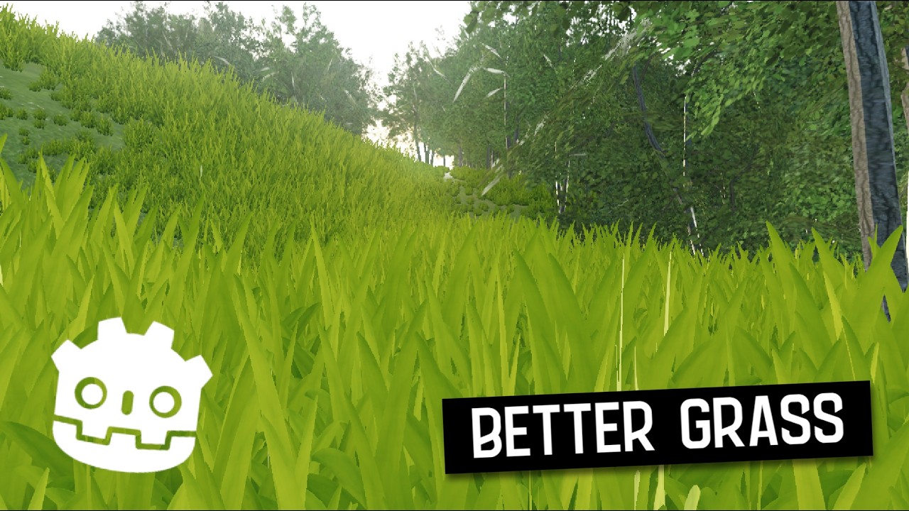 Better Grass For Your TERRAIN in Godot! - TerraBrush DevLog