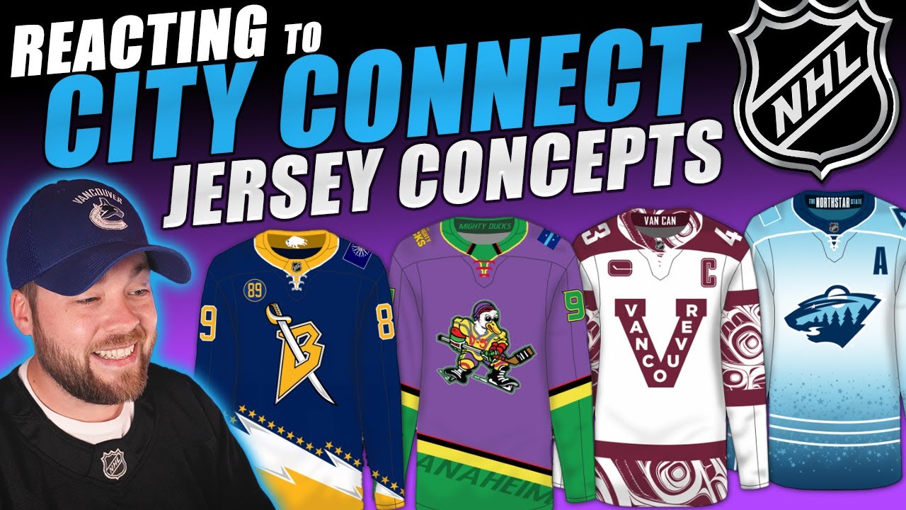 Концепции футболок NHL Hockey City Connect!