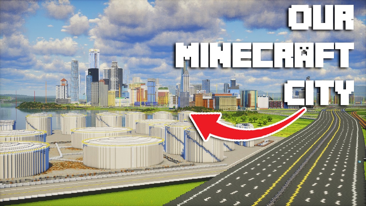 20 эпизодов строительства нашего города в Minecraft!