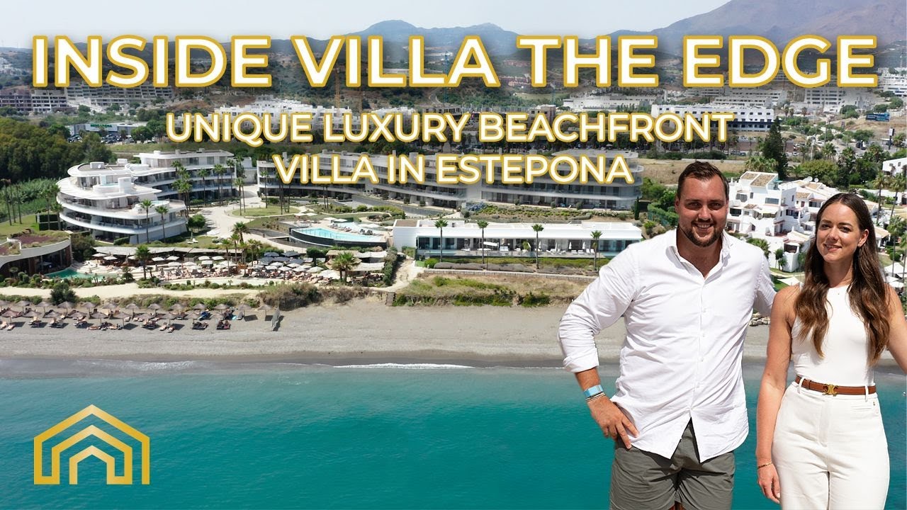 INSIDE A €4.300.000 BEACHFRONT VILLA THE EDGE IN ESTEPONA, COSTA DEL SOL