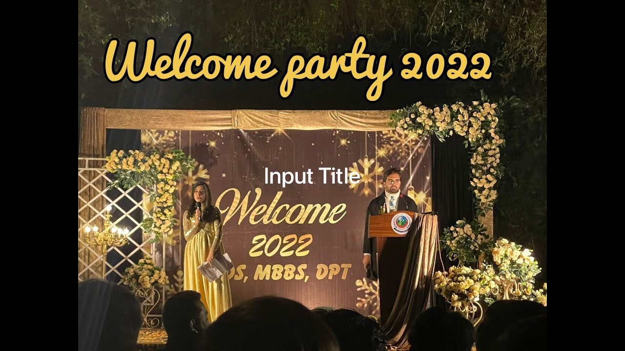 MY 1ST VLOG| WELCOME PARTY 2022 |FRONTIER MEDICAL COLLEGE| MBBS| 1STYEAR | ABBOTTABAD |CHILL |ENJOY|