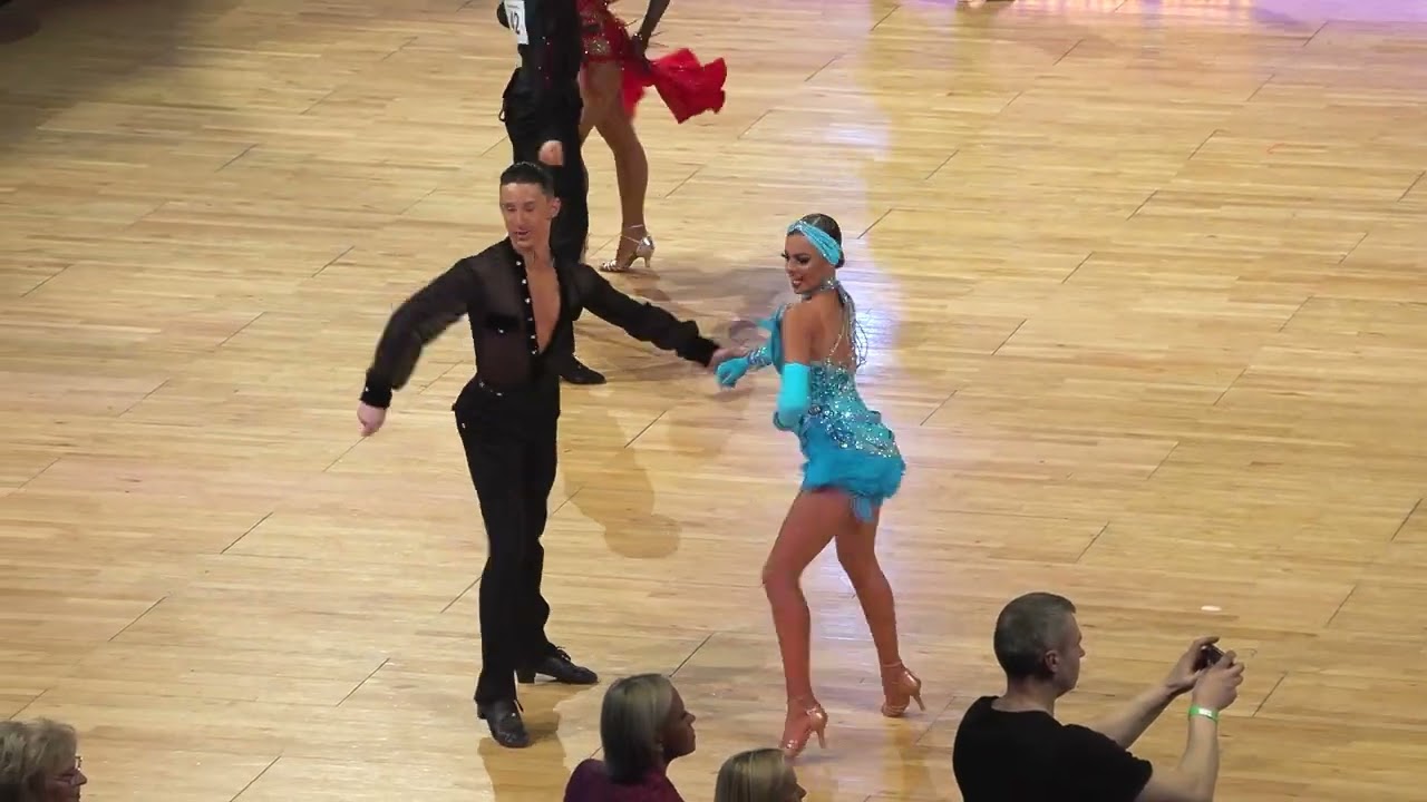 Yaniel Grinevich - Eden Gurfinkel, IL | WDSF Open, Youth, LA (#AmberCouple2025)