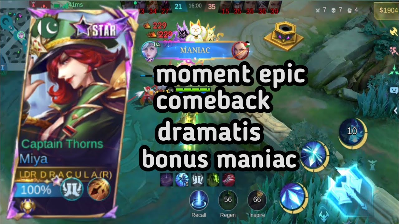 Moment epic comeback bonus maniac