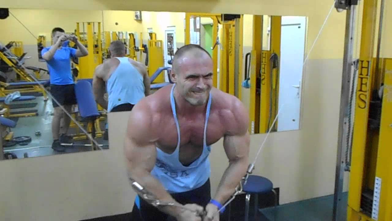 A.Kołodziejczyk- trening klatka i biceps 21 01 2014
