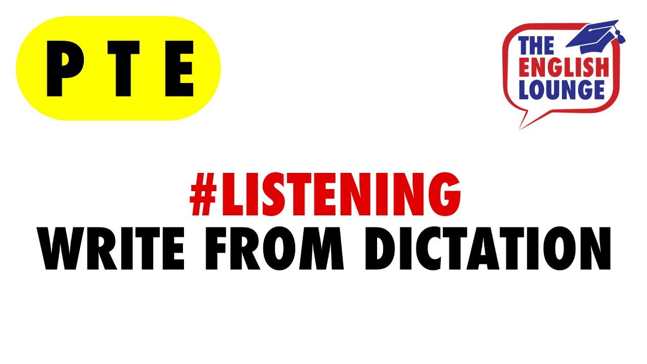 WRITE FROM DICTATION | December Edition | The English Lounge