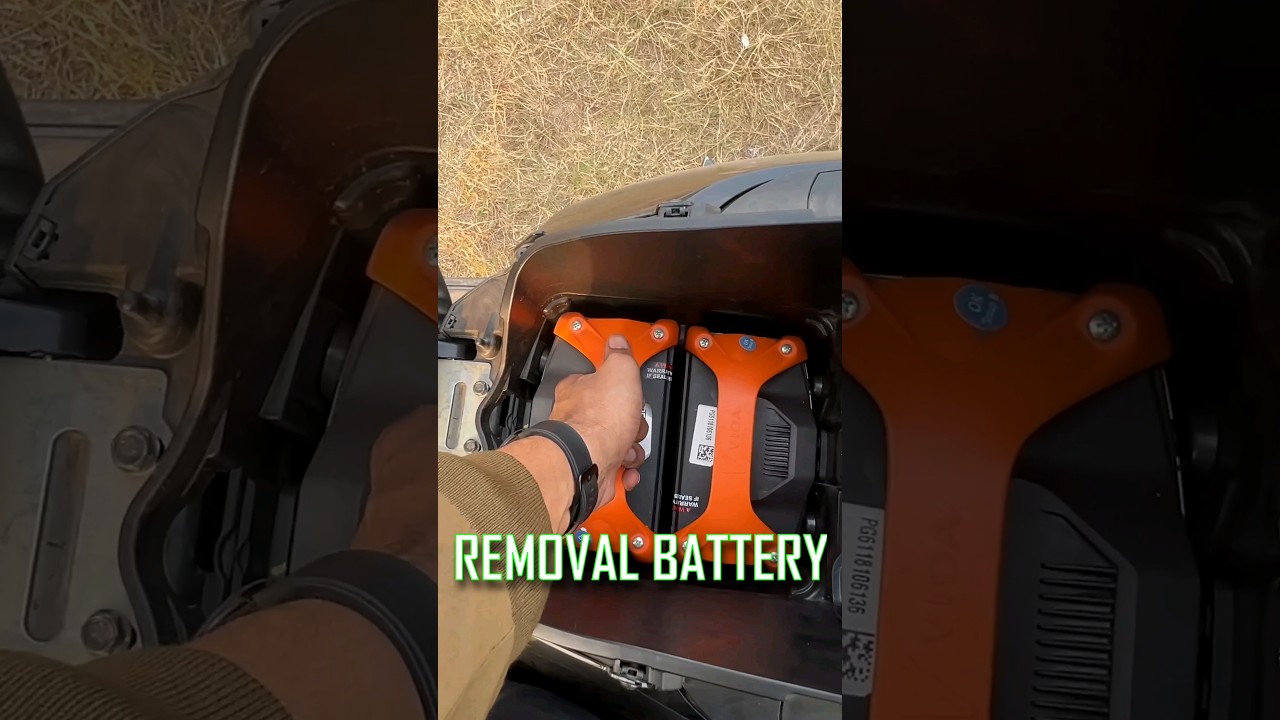 Hero vida V1 battery removal