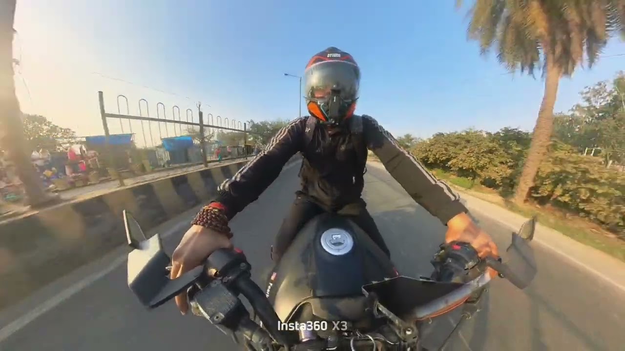 Is This the BEST Camera for Moto Vlogging?1Insta360 Test I Vlog 17