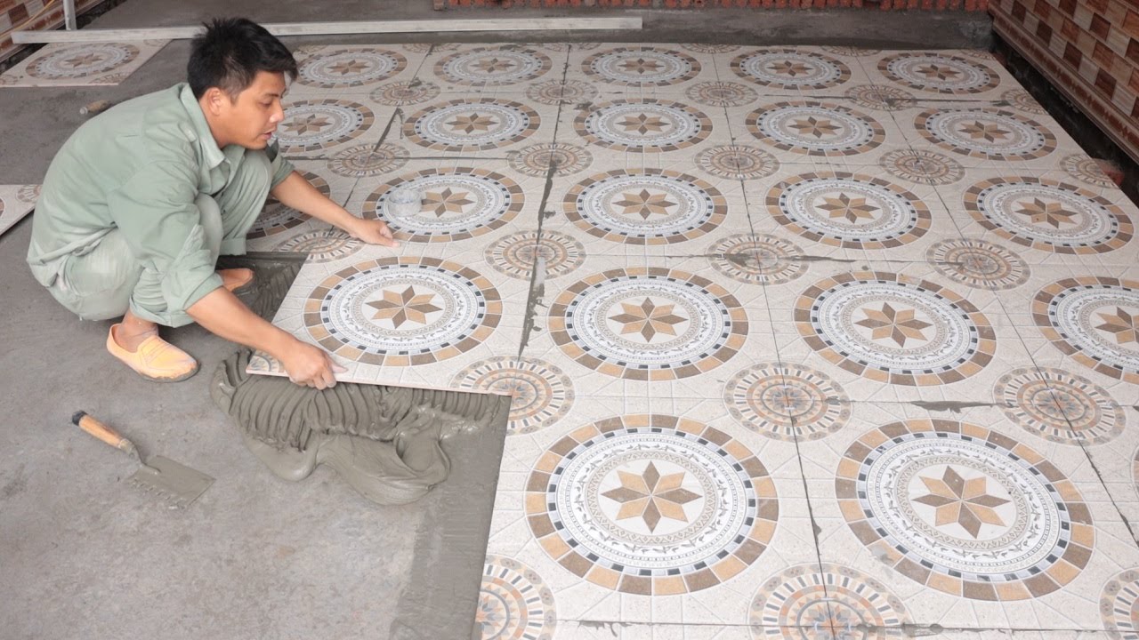 Floor Tiles Installation | Using Ceramic Tiles | Garden Bricks