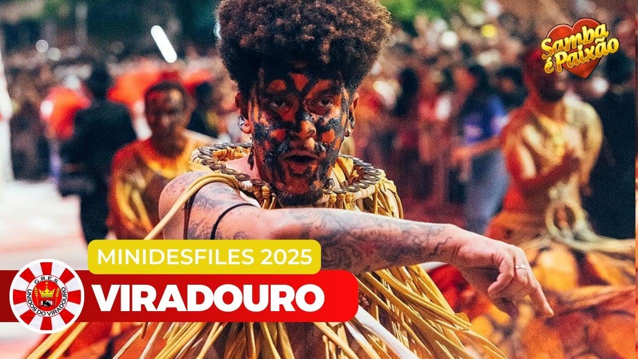 Viradouro 2025 Ao Vivo | Minidesfiles Completo (4K)
