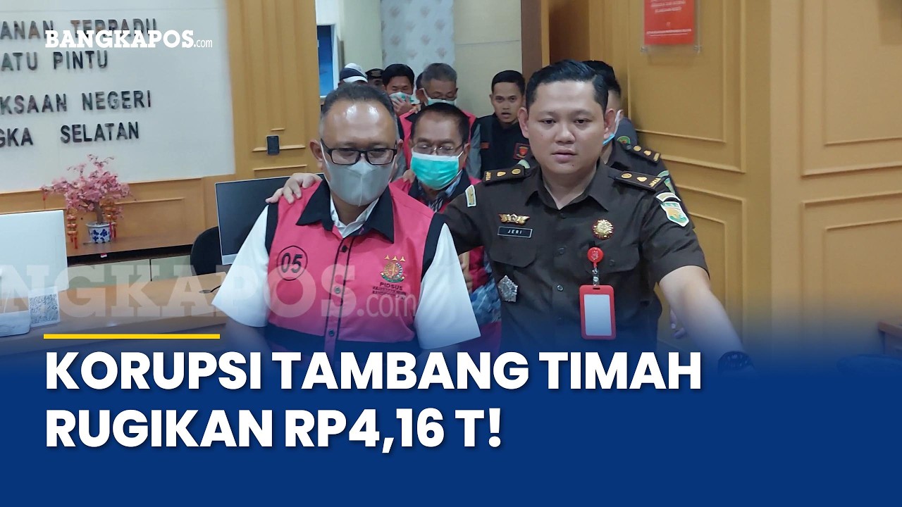 Kejari Bangka Selatan Tetapkan 10 Tersangka Korupsi Tata Kelola Tambang Timah, Kerugian Capai Rp4,16