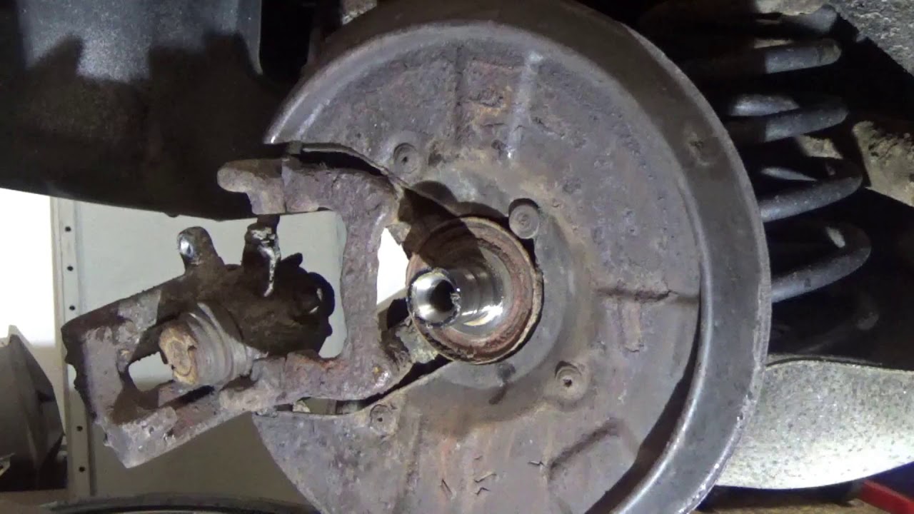 How to replace Rear wheel bearing - AUDI  A4