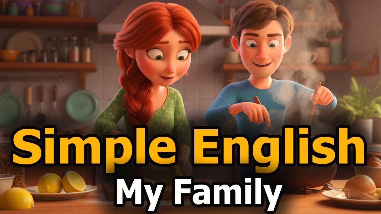 Learn English Listening Fast: Talking About My Family | Slow English Story 🎧📚💡 A1-A2 Beginners 🔥🚀
