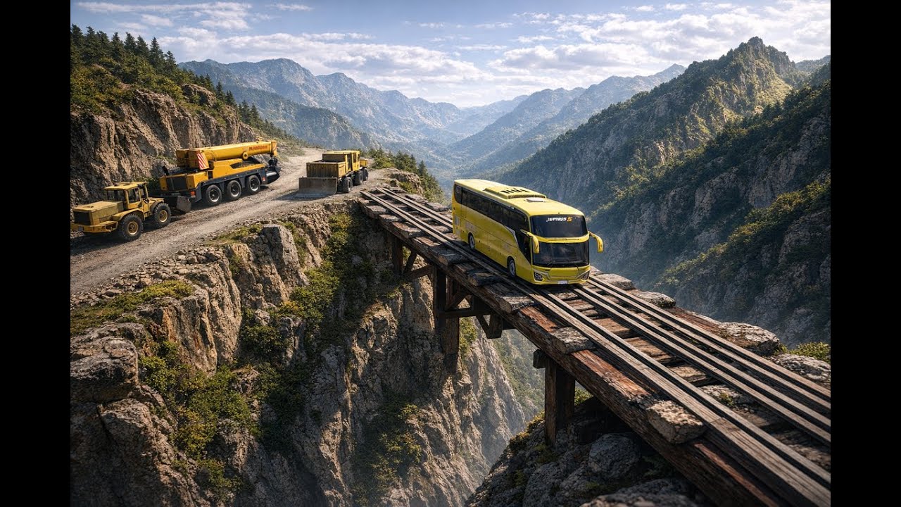 This Bus Driver Is Paid A Lot Because Of His Skills In Crossing The Most Extreme Routes In The World