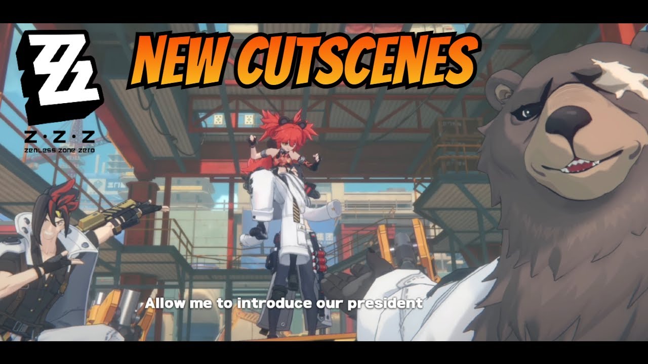 Cutscenes for Belobog Industries in【Zenless Zone Zero】 CBT2 Animations