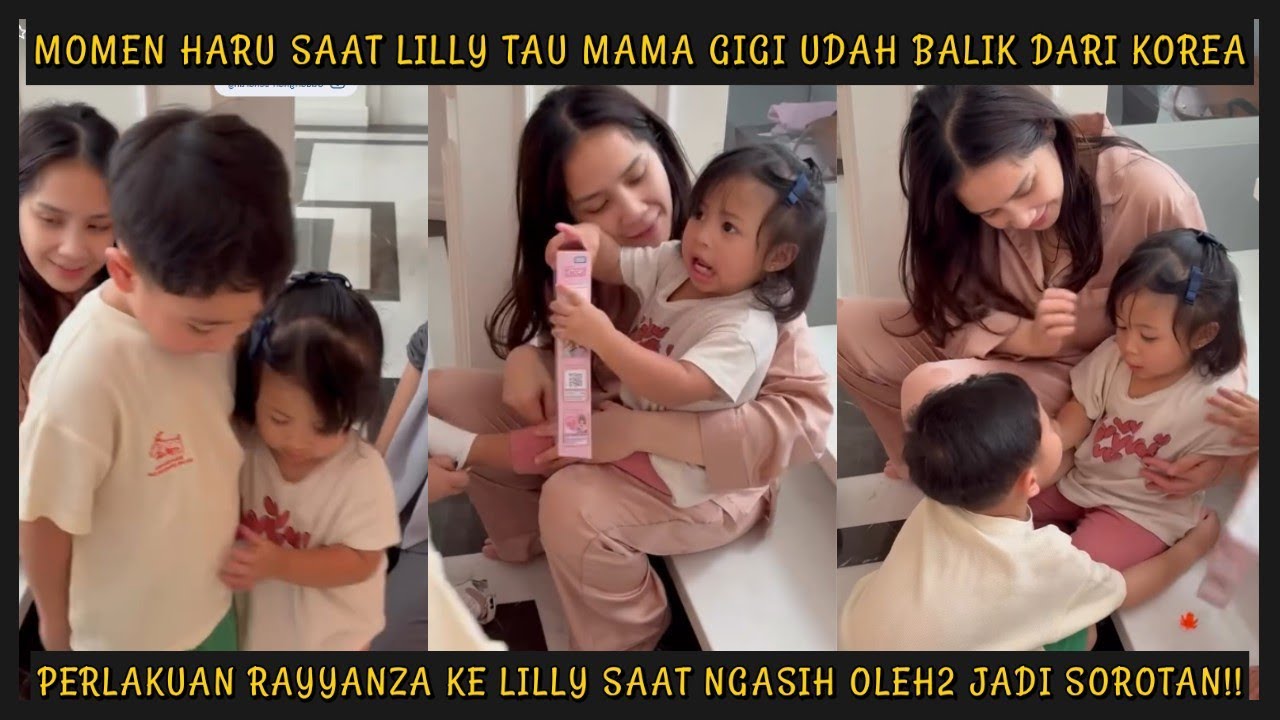 MOMEN HARU DIAM2 NAGITA & RAYYANZA BERI KEJUTAN INI UTK LILLY SAAT BARU BALIK DARI JEPANG AUTO MEWEK