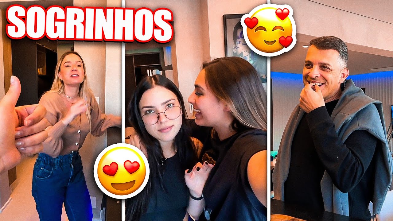 MEUS SOGROS VIERAM NA MINHA CASA!