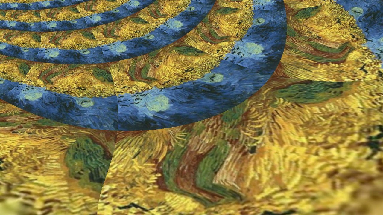 Fractal Montreal Algorithmic Video - Classical Music Visual - Van Gogh Symphony