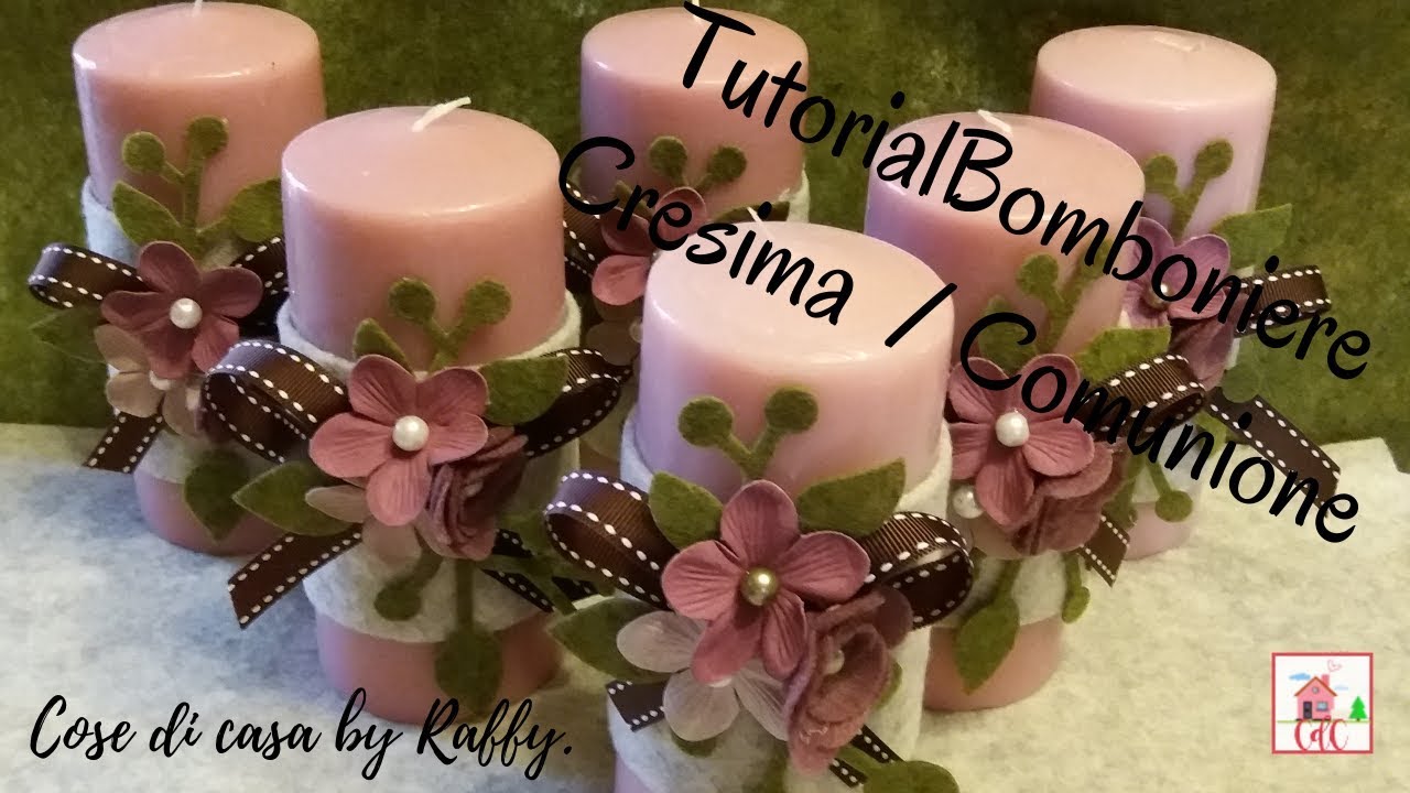 Tutorial bomboniere Cresima,Comunione
