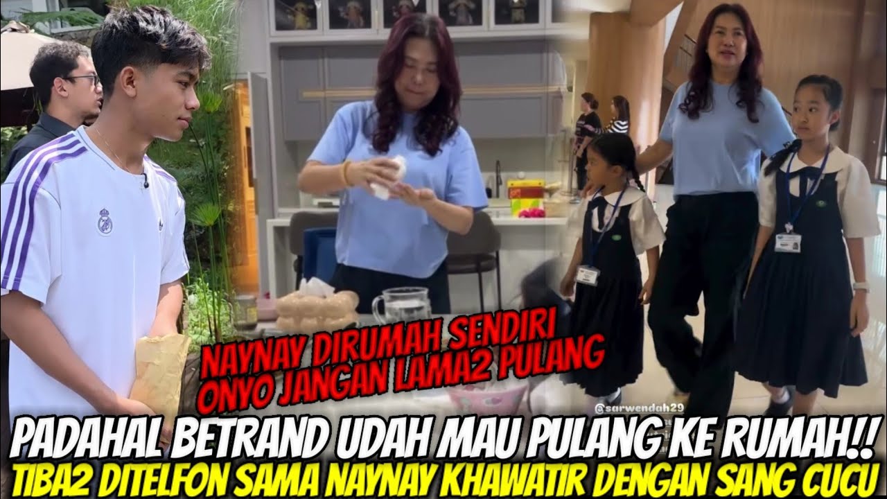 DITELFON NAYNAY!! BETRAND DISURUH PULANG JAGAIN ADEK2 NYA DIRUMAH SAAT DITINGGAL BUNDA KE KOREA