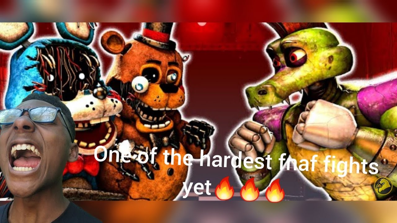 (Fnaf) security breach vs withered toys REMATCH Jaz Cinema reaction