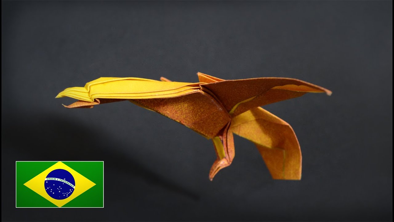 Origami: Águia ( Joseph Wu ) - Instruções em Português PT BR