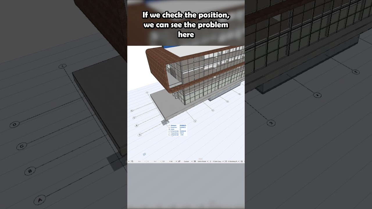🛠️ ArchiCAD Modeling Problems? How to Resolve Origin Distance Issues! #archicad #tutorial