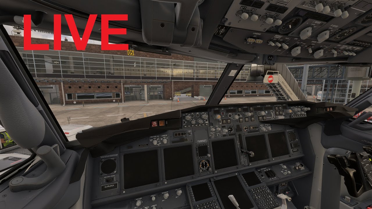 DLSS 4.5  BOEING 737 LIVE (4K) | LIME Bergamo - EGGP Liverpool