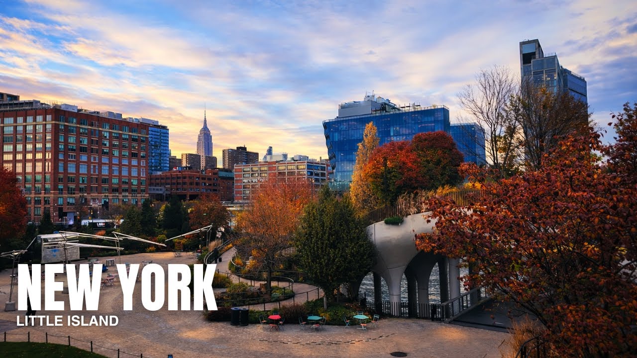 NYC Walking Tour | Autumn Walk NYC | No Commentary | 4K