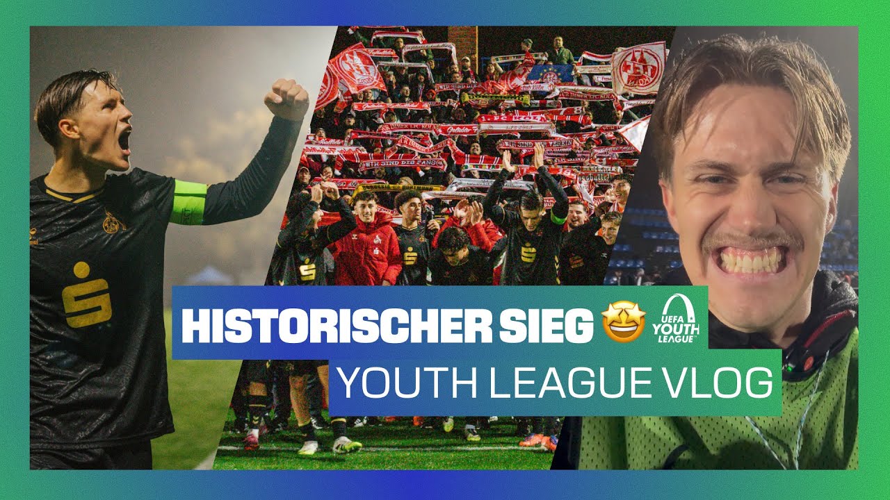 VLOG: Fan-Invasion in Luxemburg 🤯 | UEFA Youth League | 1. FC K&ouml;ln
