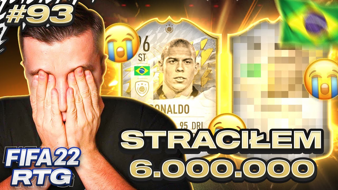 JAK STRACIŁEM 6 MILION&Oacute;W w 30 DNI... FIFA 22 RTG #