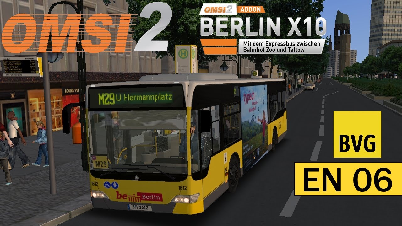 OMSI 2 [60 FPS] - BVG EN06 (PERFEKT) aufm M29er - Let's Play Omsi 2 [#348]
