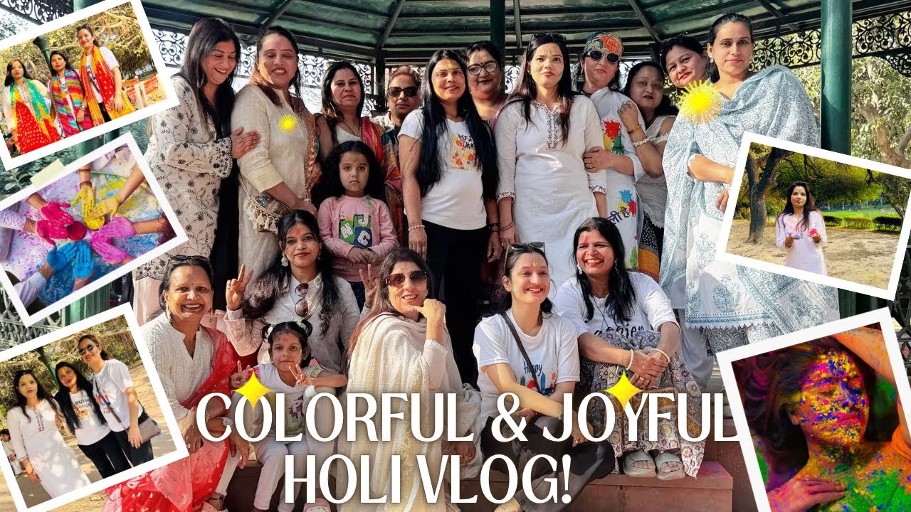 Friends Ke Sath Kari Holi Party || Holi Celebration || Holi Vlog