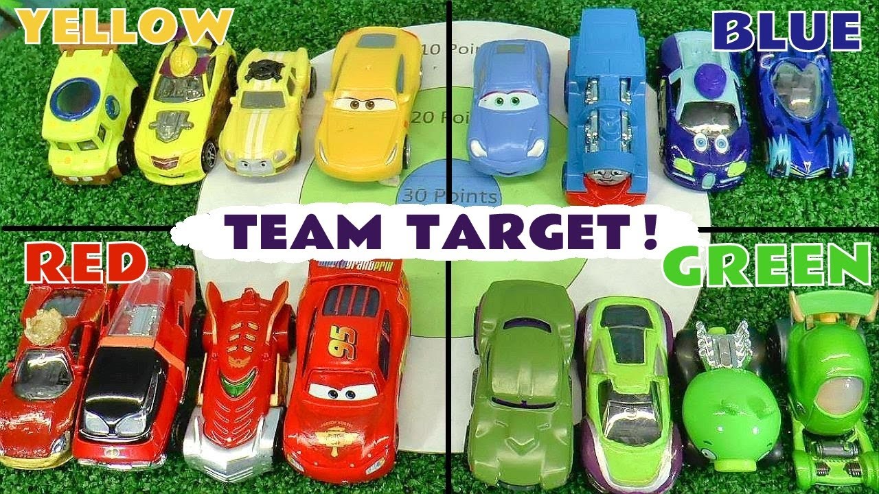 Team Toy Car Target Challenge with the Funlings Cars