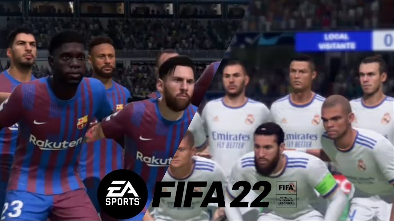 RECREE LA PLATILLA DEL REAL MADRID 2015 VS BARCELONA 2015 EN FIFA 22| PARTIDO EPICO!!