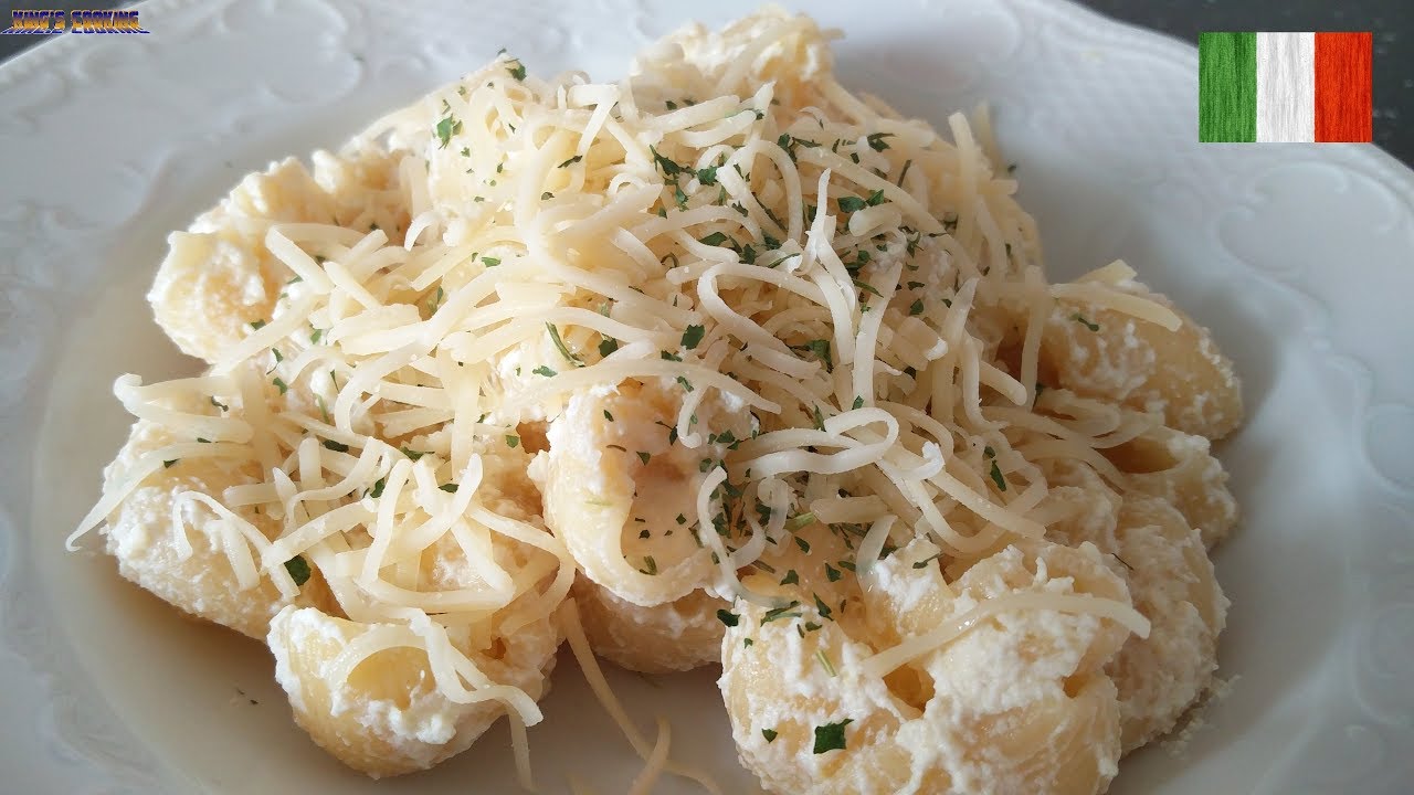 Creamy Ricotta Cheese Pasta with Parmesan