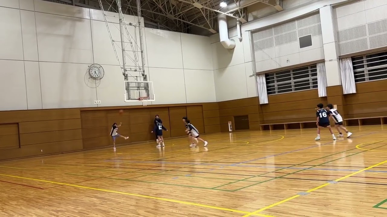 2月11日　NavyHawks U11女子交流会 後の練習　1️⃣